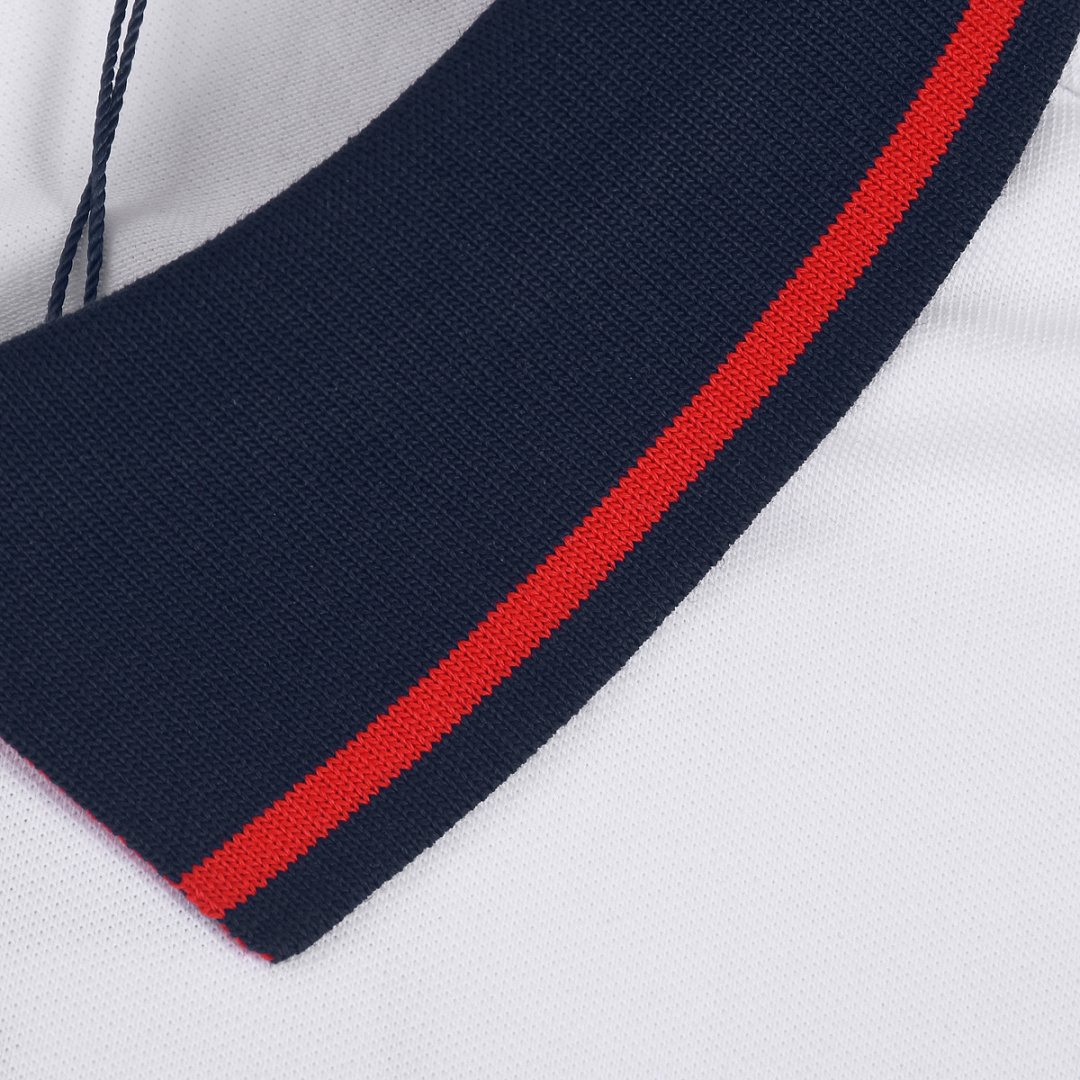 Moncler Tricolor-Trimmed Cotton Piquet Polo Shirt · A3237 — תמונה 26