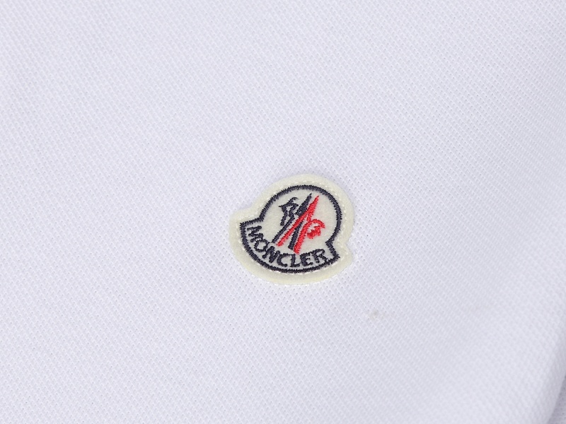 Moncler Tricolor-Trimmed Cotton Piquet Polo Shirt · A3014 — תמונה 13
