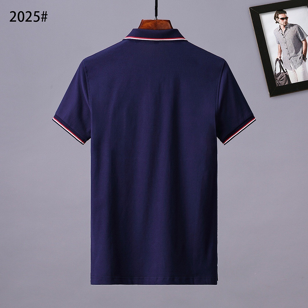 Moncler Tricolor-Trimmed Cotton Piquet Polo Shirt · A2432 — תמונה 30