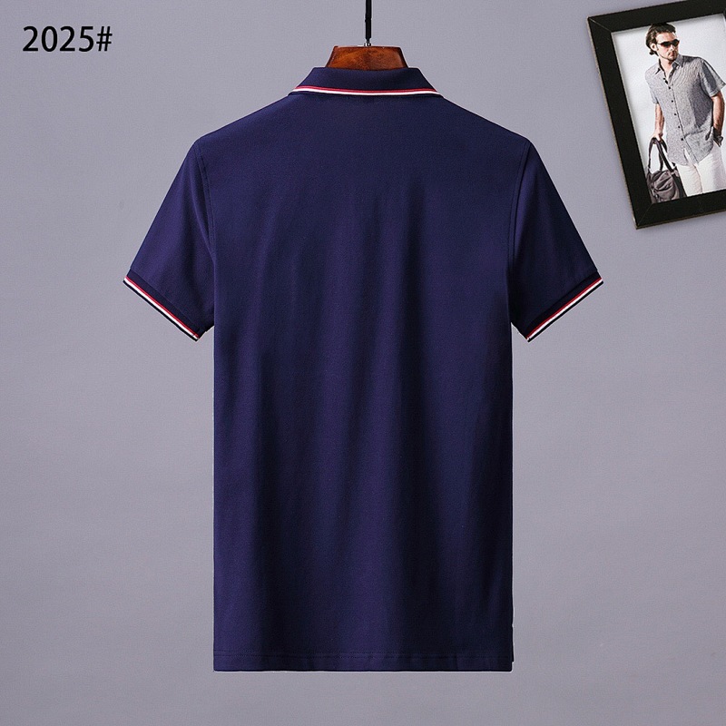 Moncler Tricolor-Trimmed Cotton Piquet Polo Shirt · A2432 — תמונה 31