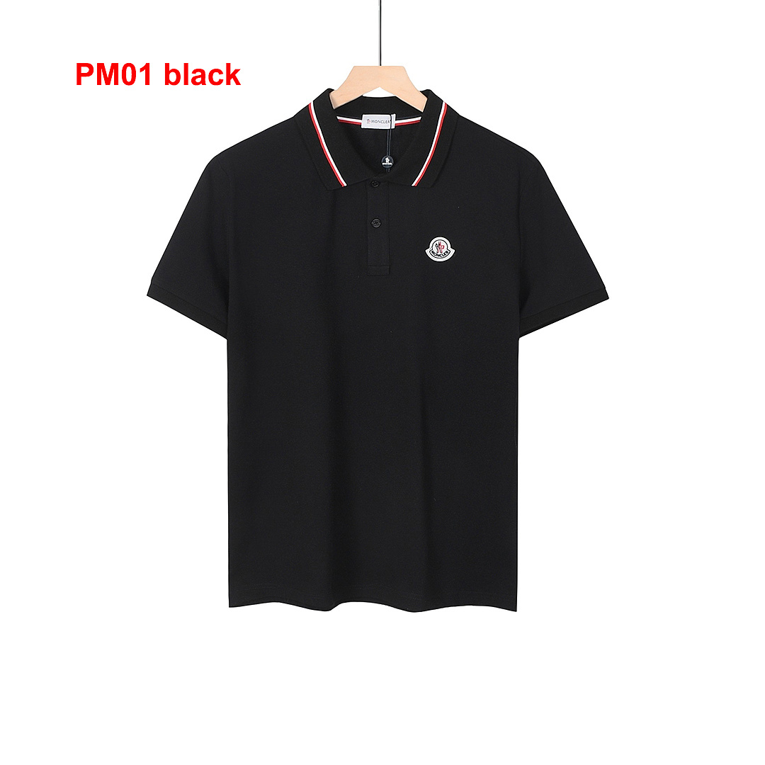 Moncler Tricolor-Trimmed Cotton Piquet Polo Shirt · A3237 — תמונה 9