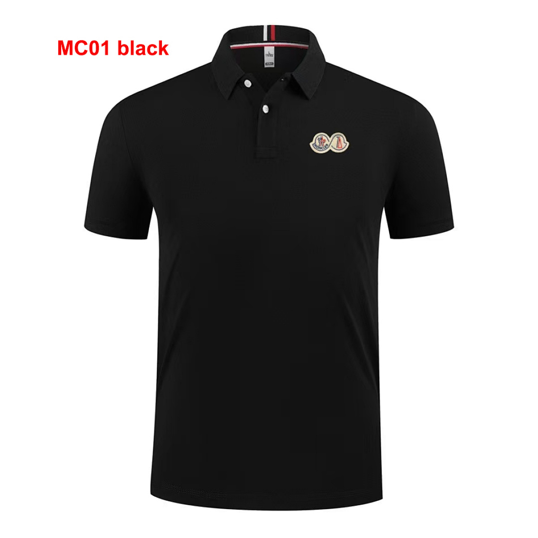 Moncler Logo Patch Cotton Polo Shirt · A2474 — תמונה 10