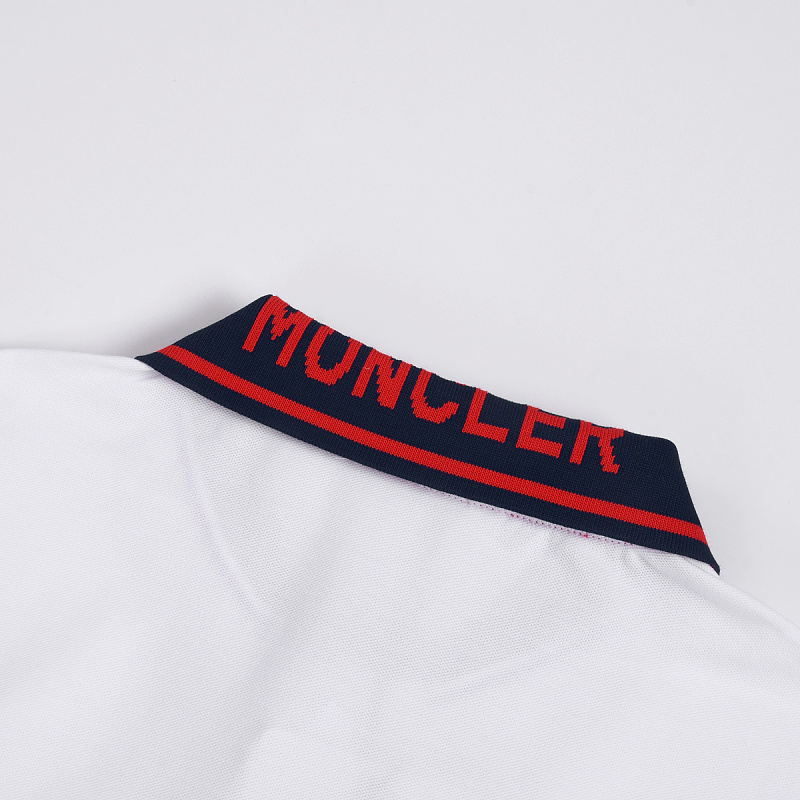 Moncler Tricolor-Trimmed Cotton Piquet Polo Shirt · A3237 — תמונה 17