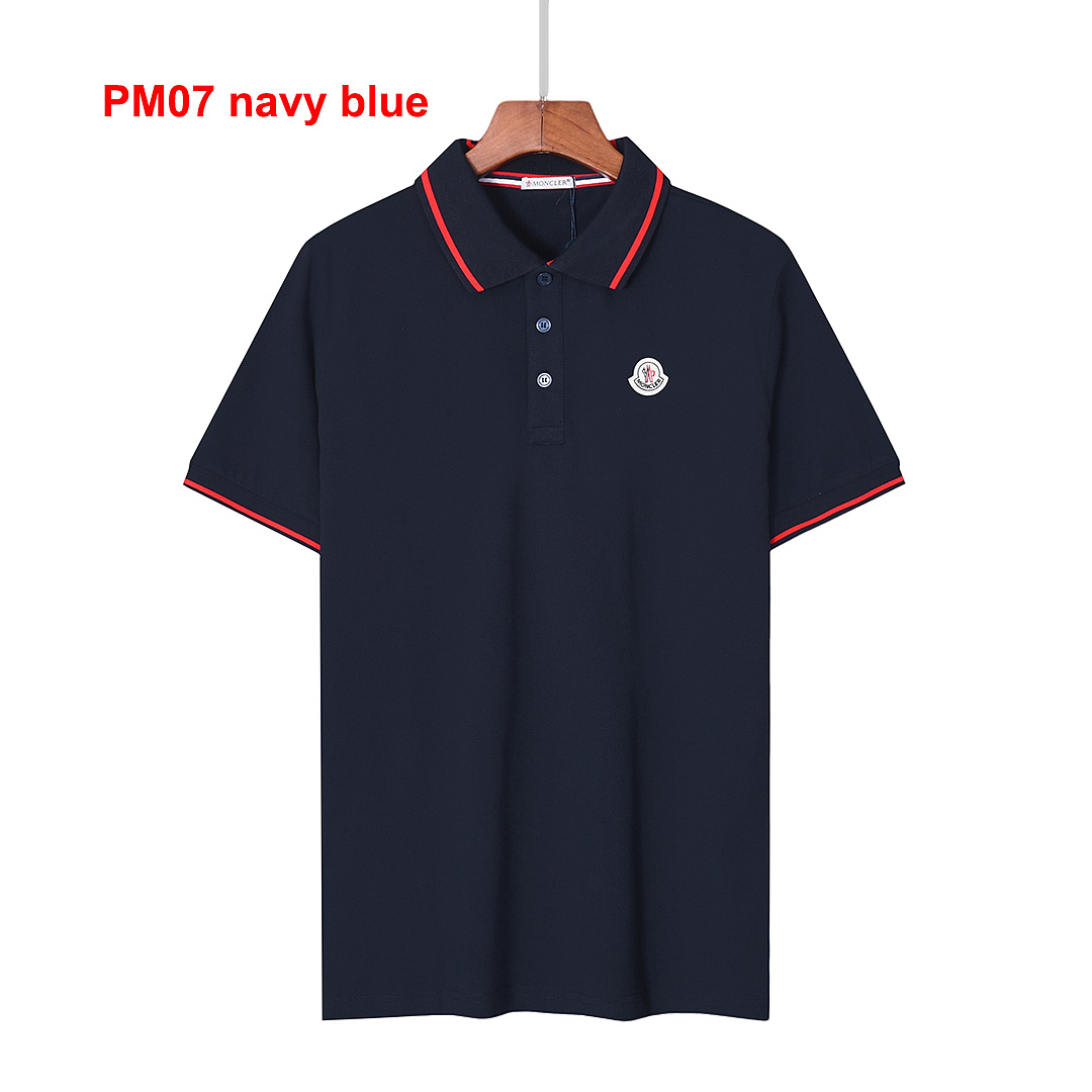 Moncler Tricolor-Trimmed Cotton Piquet Polo Shirt · A3237 — תמונה 3