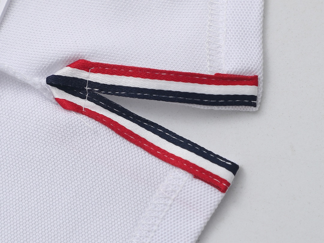 Moncler Tricolor-Trimmed Cotton Piquet Polo Shirt · A3217 — תמונה 26