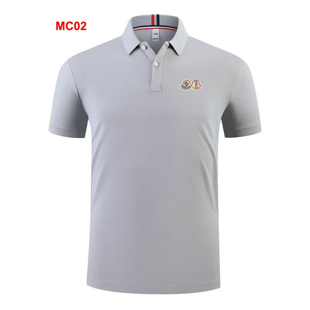 Moncler Logo Patch Cotton Polo Shirt · A2474 — תמונה 9