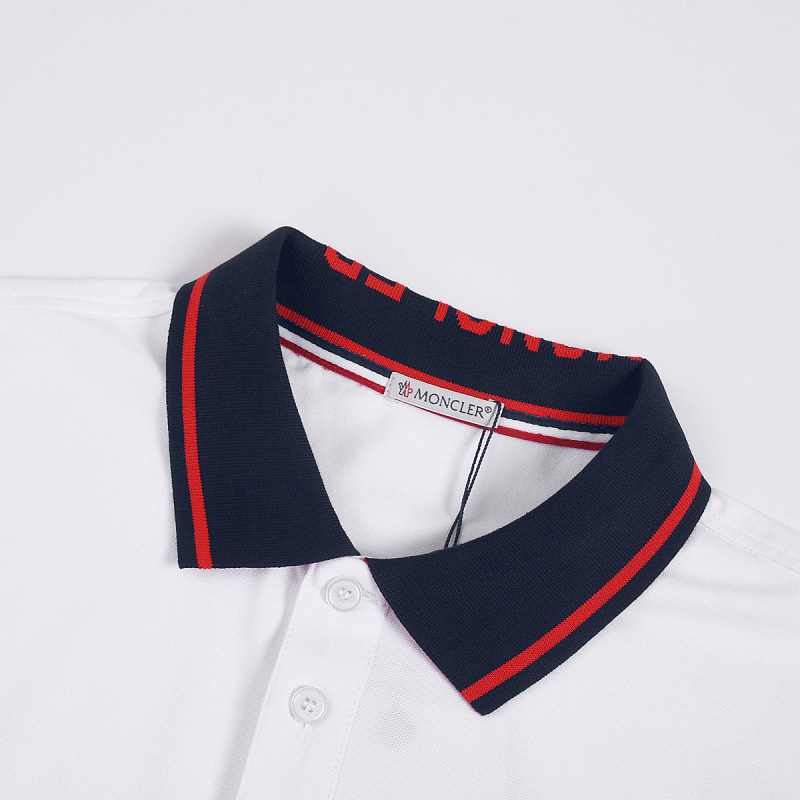Moncler Tricolor-Trimmed Cotton Piquet Polo Shirt · A3237 — תמונה 31