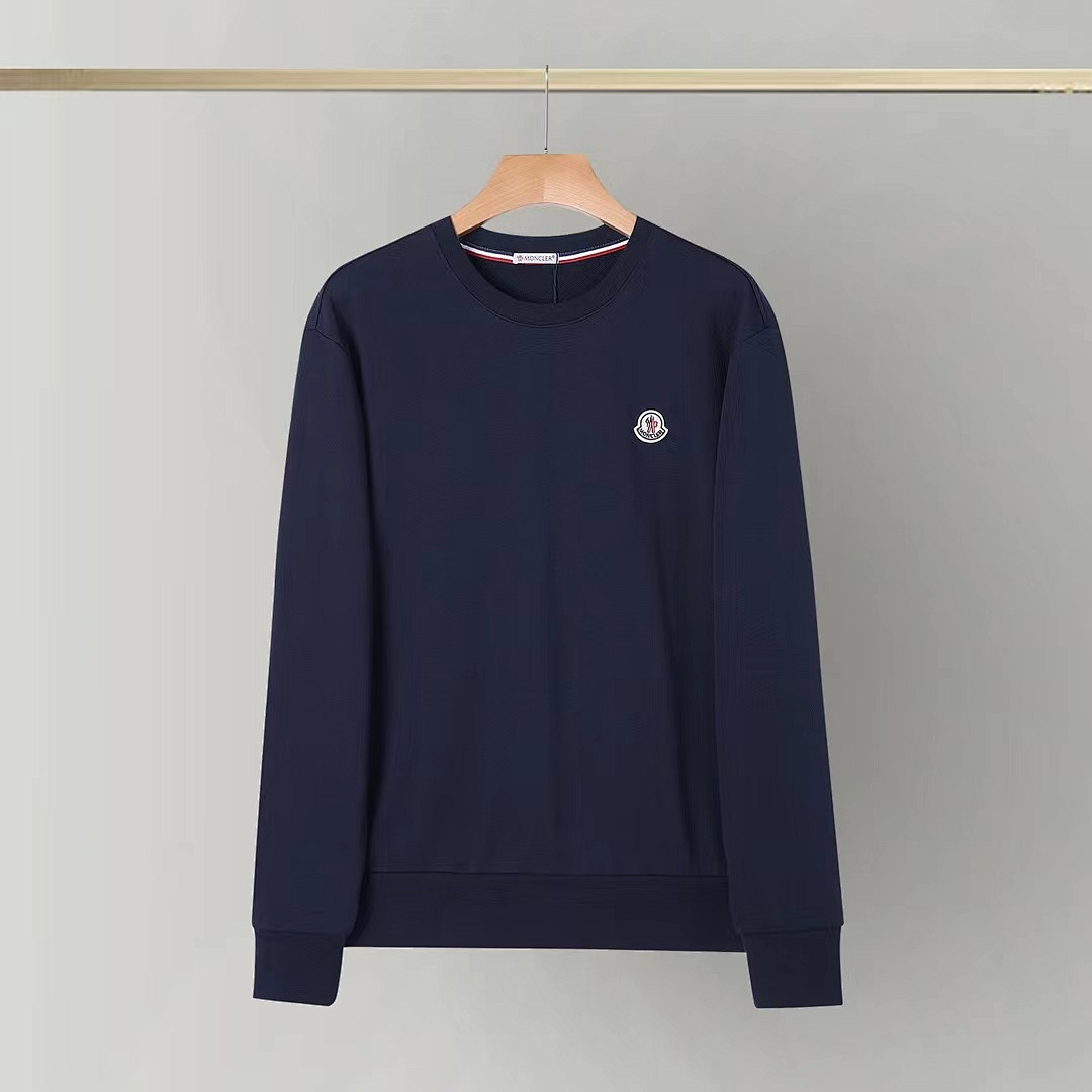 Moncler Logo Patch Cotton Sweatshirt · A2102 — תמונה 9