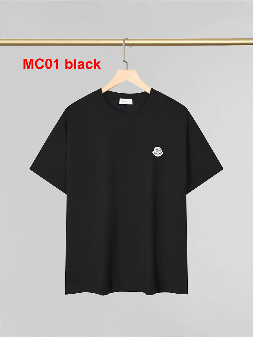 Moncler Logo Patch Cotton T-Shirt · A3232 — תמונה 9
