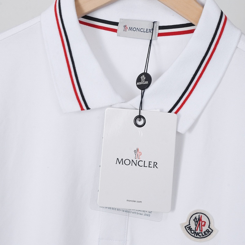 Moncler Tricolor-Trimmed Cotton Piquet Polo Shirt · A3237 — תמונה 44
