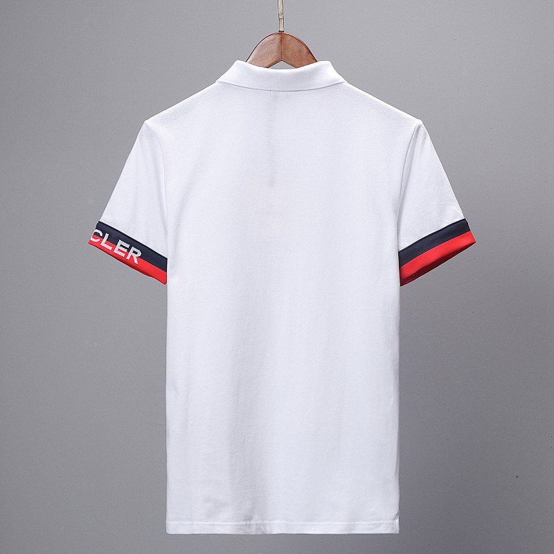 Moncler Tricolor-Trimmed Cotton Piquet Polo Shirt · A3014 — תמונה 5