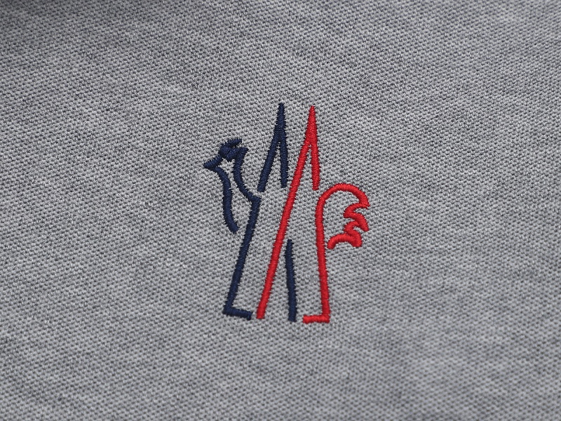 Moncler Tricolor-Trimmed Cotton Piquet Polo Shirt · A3217 — תמונה 17
