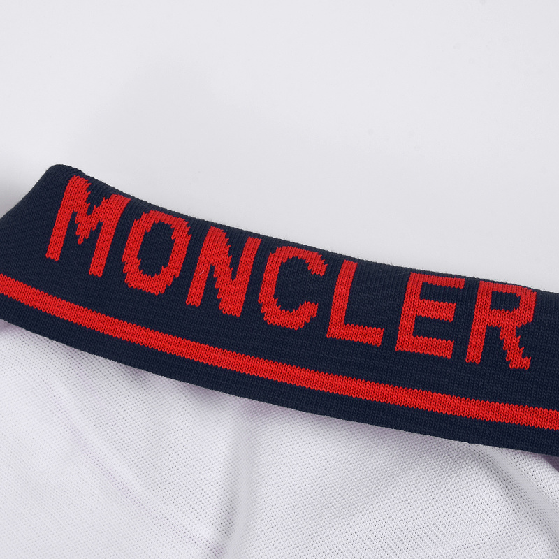 Moncler Tricolor-Trimmed Cotton Piquet Polo Shirt · A3237 — תמונה 15