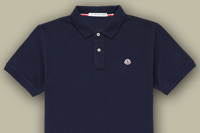 Moncler Logo Patch Cotton Piquet Polo · A3013 — תמונה 17