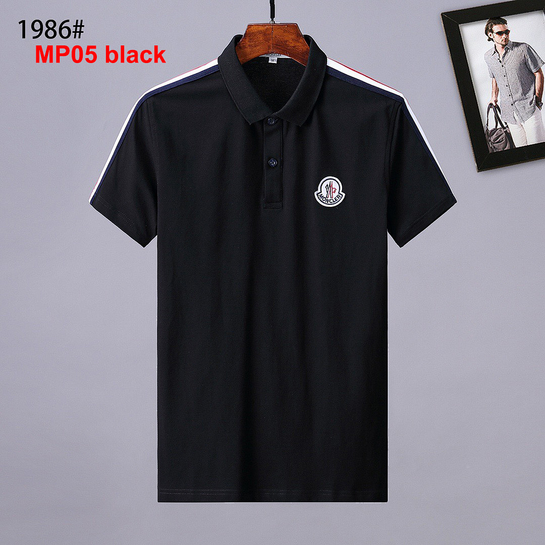 Moncler Tricolor-Trimmed Cotton Piquet Polo Shirt · A2432 — תמונה 3