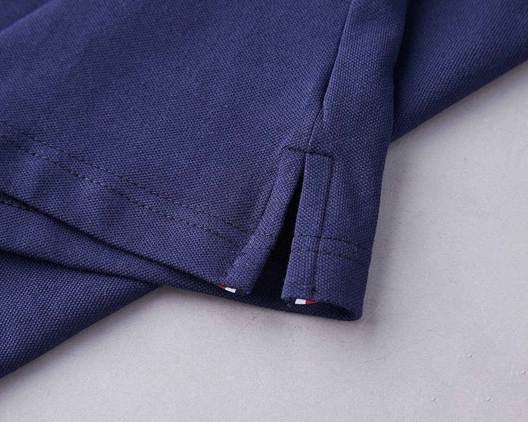 Moncler Tricolor-Trimmed Cotton Piquet Polo Shirt · A2432 — תמונה 24