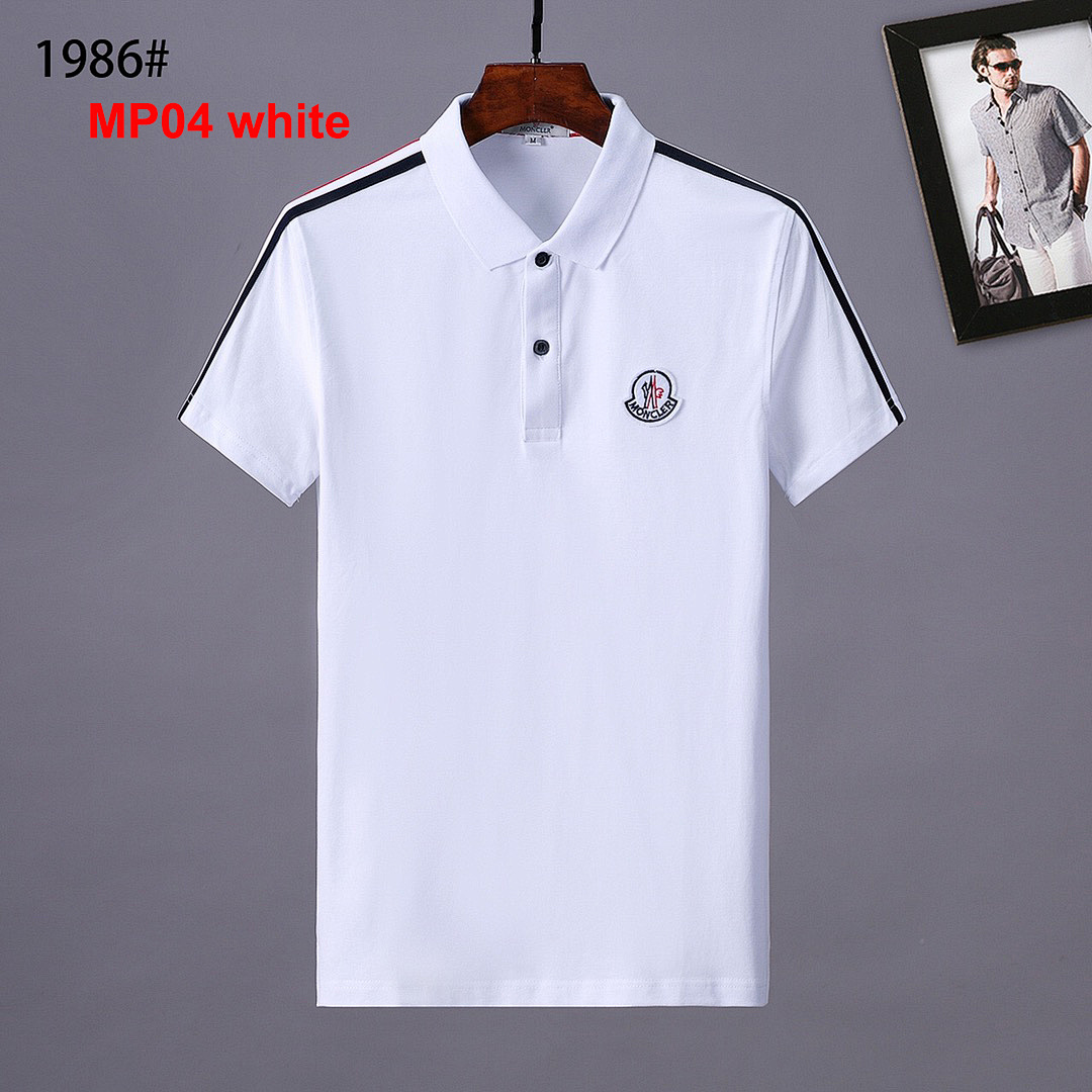 Moncler Tricolor-Trimmed Cotton Piquet Polo Shirt · A2432 — תמונה 4