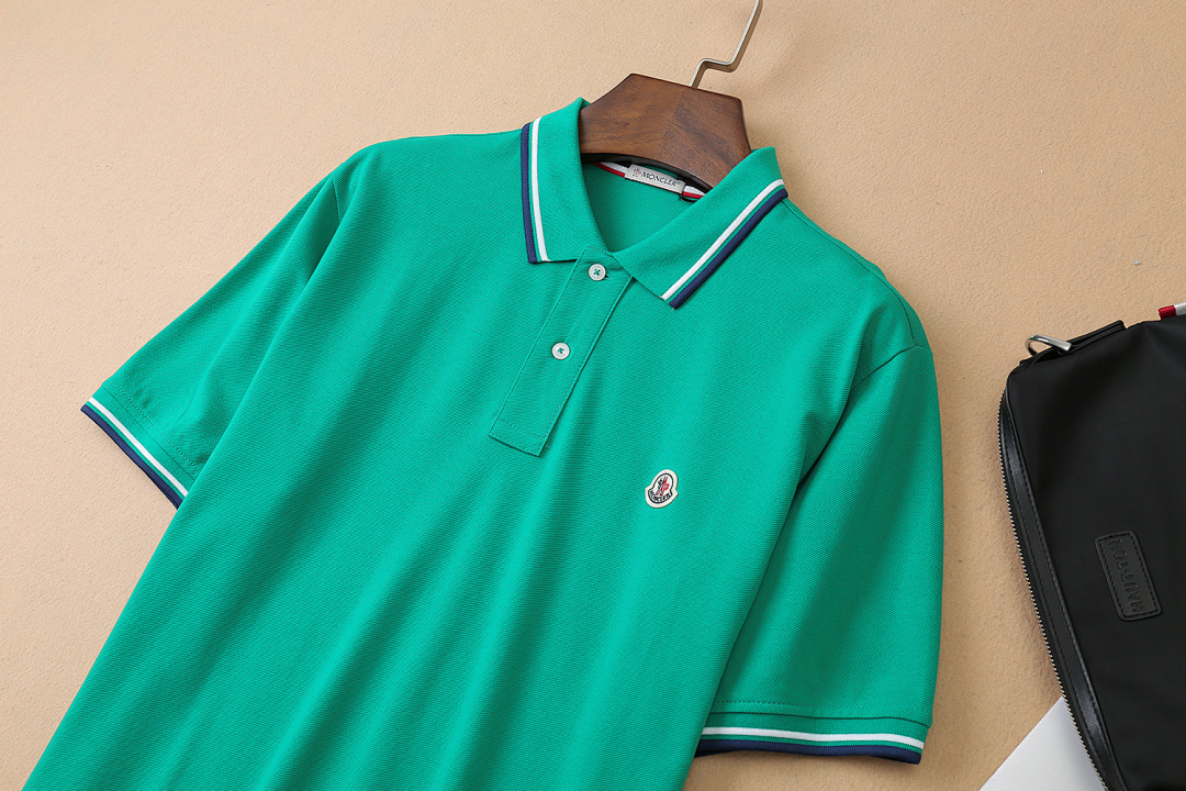Moncler Logo Patch Cotton Piquet Polo · A3013 — תמונה 36