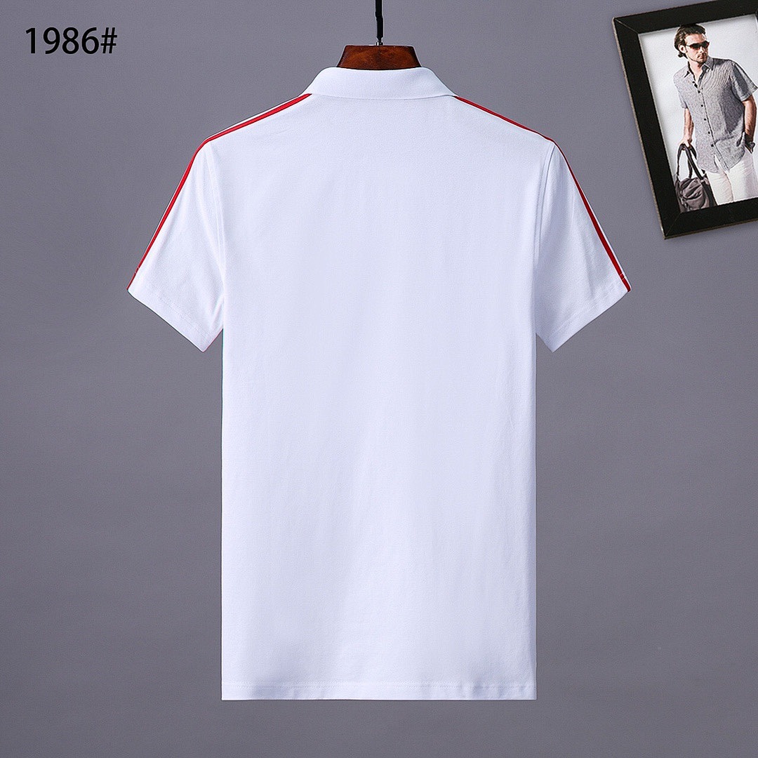 Moncler Tricolor-Trimmed Cotton Piquet Polo Shirt · A2432 — תמונה 18
