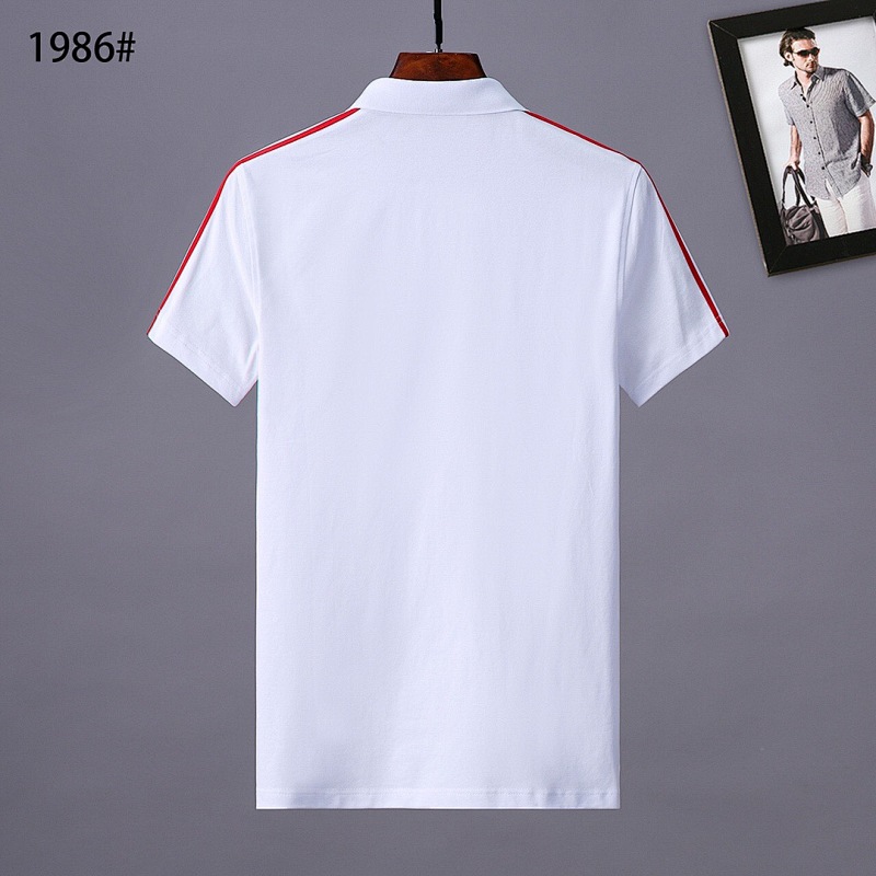 Moncler Tricolor-Trimmed Cotton Piquet Polo Shirt · A2432 — תמונה 19