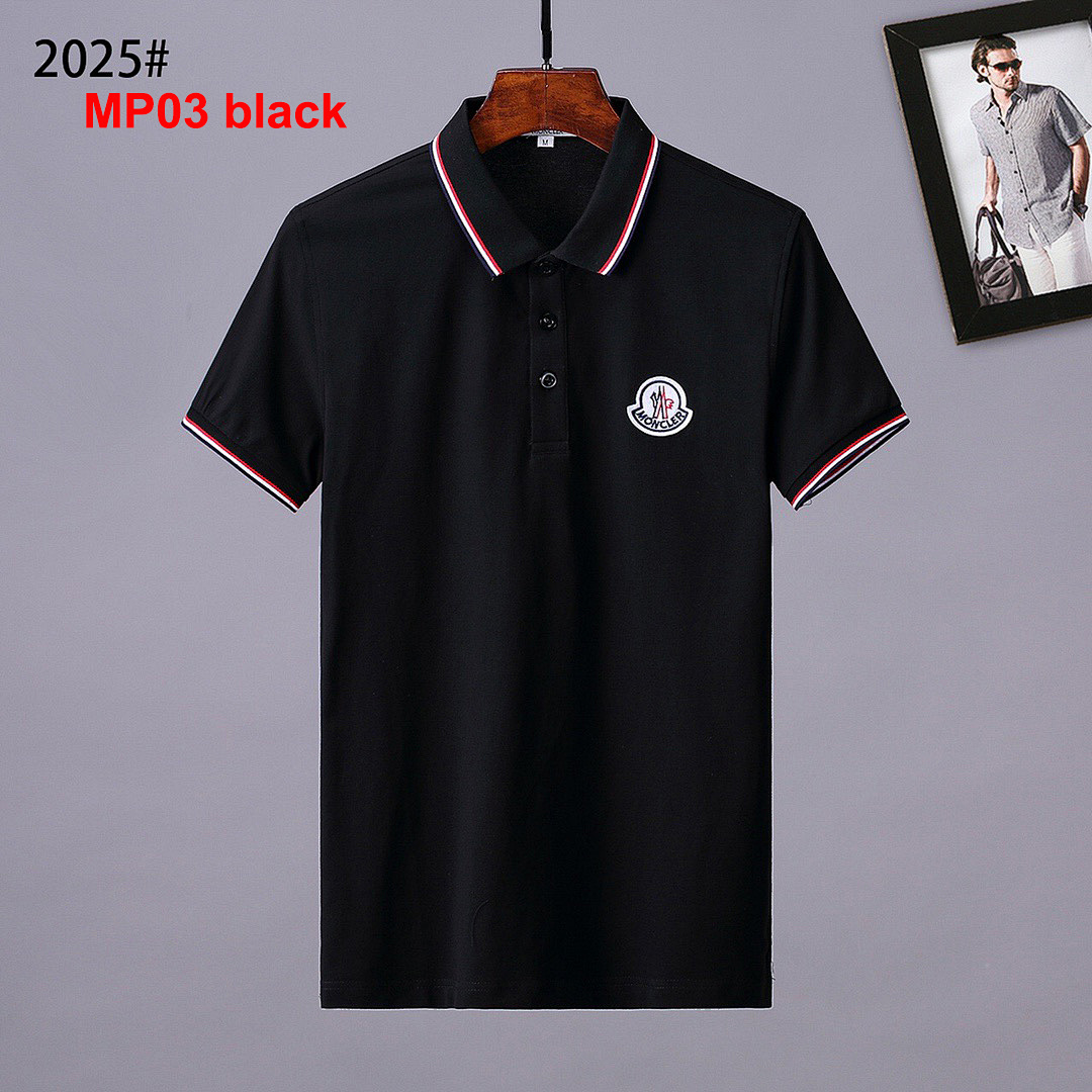 Moncler Tricolor-Trimmed Cotton Piquet Polo Shirt · A2432 — תמונה 5