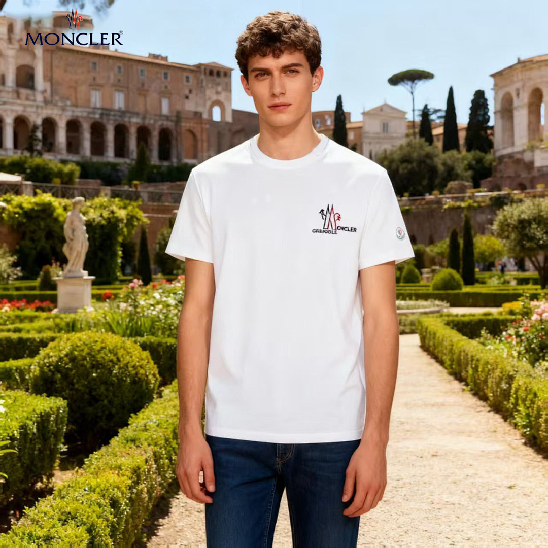 Moncler Grenoble Logo Cotton T-Shirt · A3015
