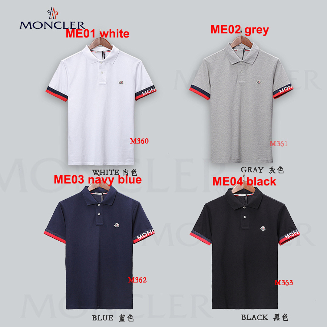 Moncler Tricolor-Trimmed Cotton Piquet Polo Shirt · A3014 — תמונה 3