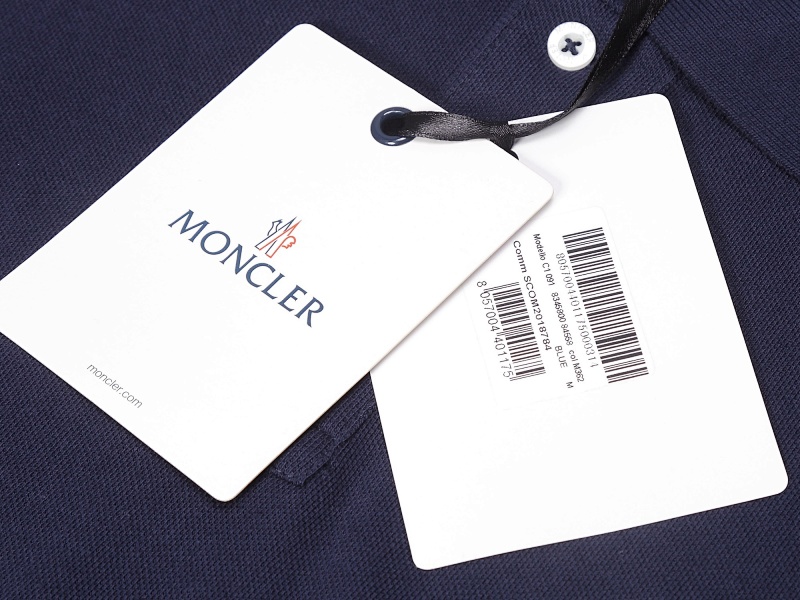 Moncler Tricolor-Trimmed Cotton Piquet Polo Shirt · A3014 — תמונה 25