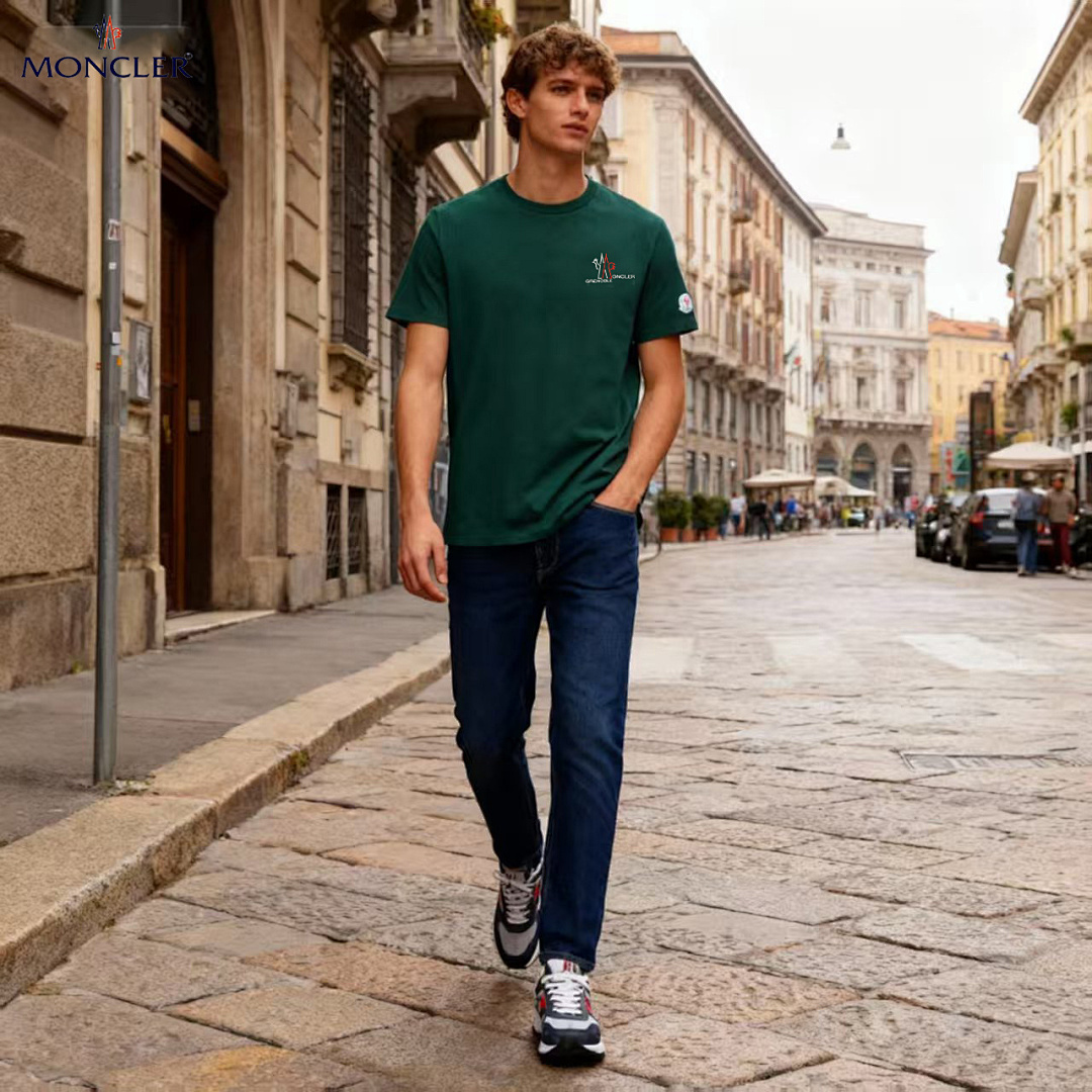 Moncler Grenoble Logo Cotton T-Shirt · A3015 — תמונה 11