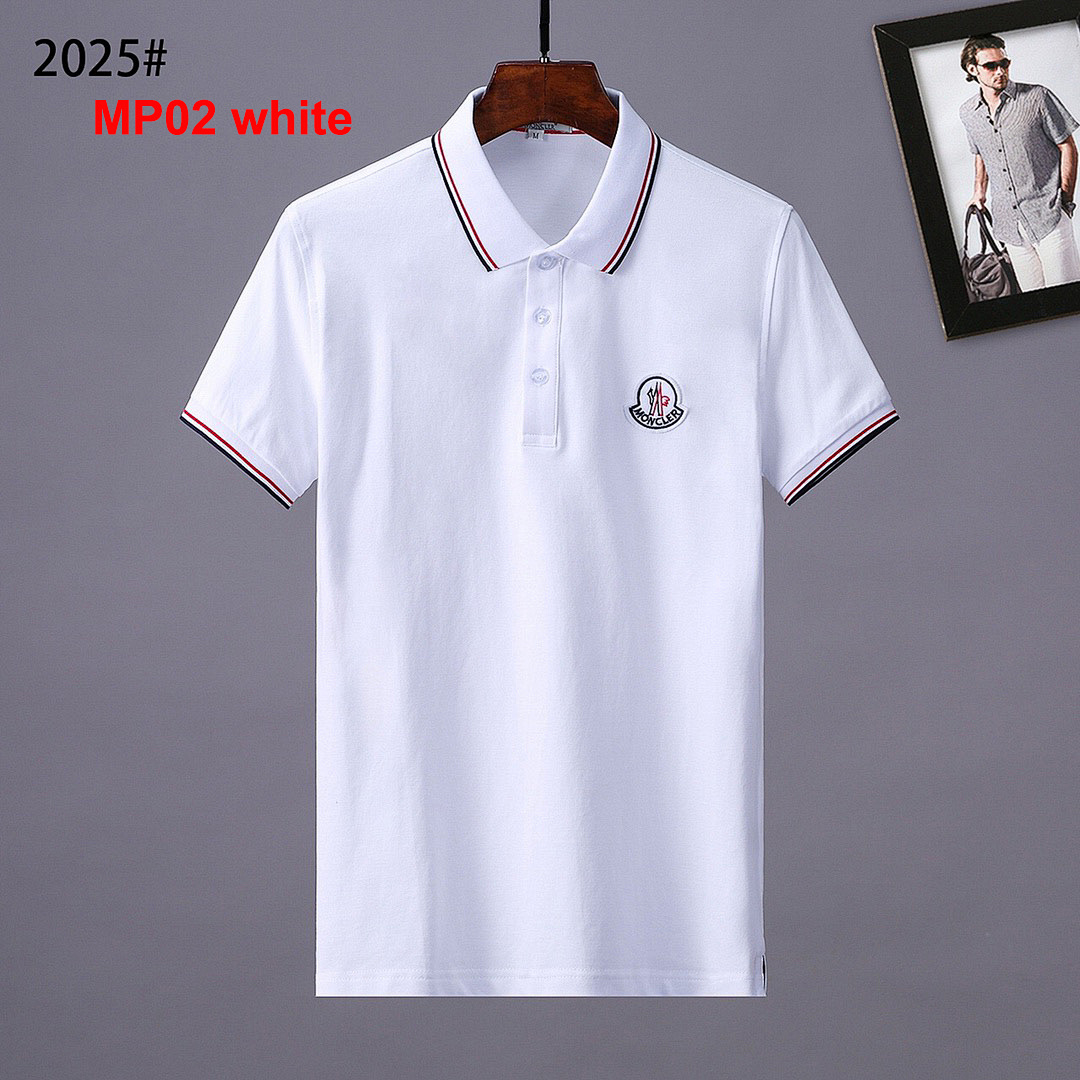 Moncler Tricolor-Trimmed Cotton Piquet Polo Shirt · A2432 — תמונה 6