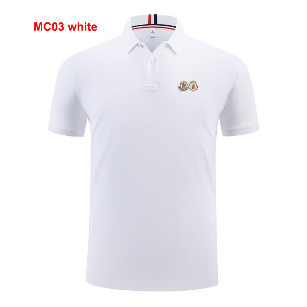 Moncler Logo Patch Cotton Polo Shirt · A2474 — תמונה 8