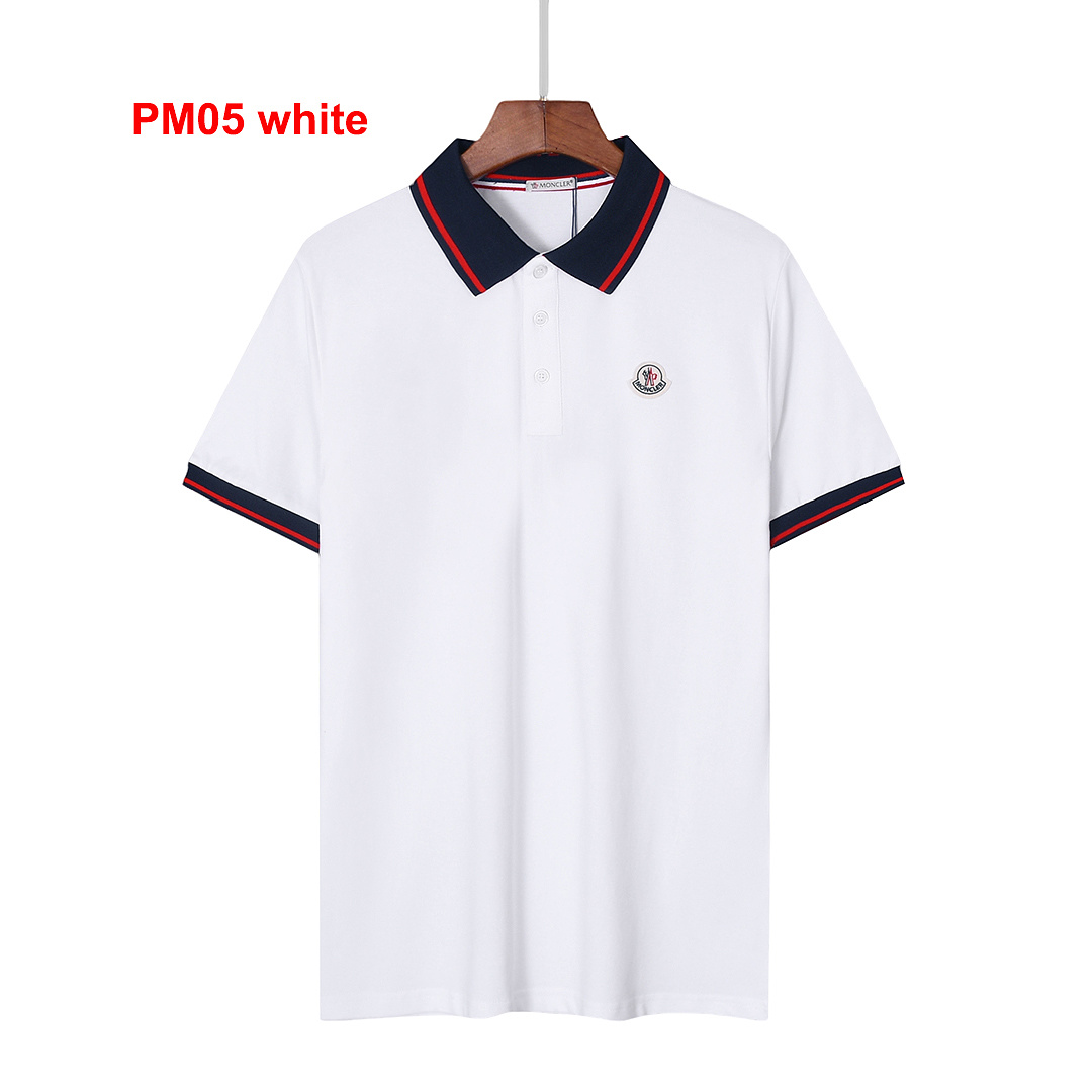 Moncler Tricolor-Trimmed Cotton Piquet Polo Shirt · A3237 — תמונה 5
