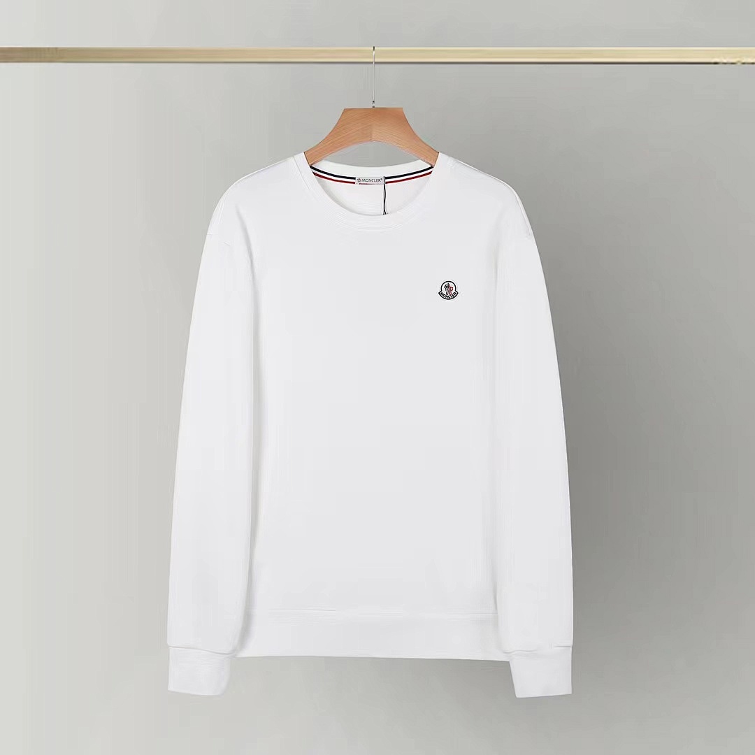 Moncler Logo Patch Cotton Sweatshirt · A2102 — תמונה 7
