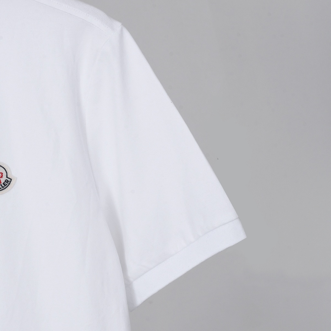 Moncler Tricolor-Trimmed Cotton Piquet Polo Shirt · A3237 — תמונה 39