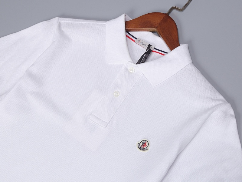 Moncler Tricolor-Trimmed Cotton Piquet Polo Shirt · A3014 — תמונה 15