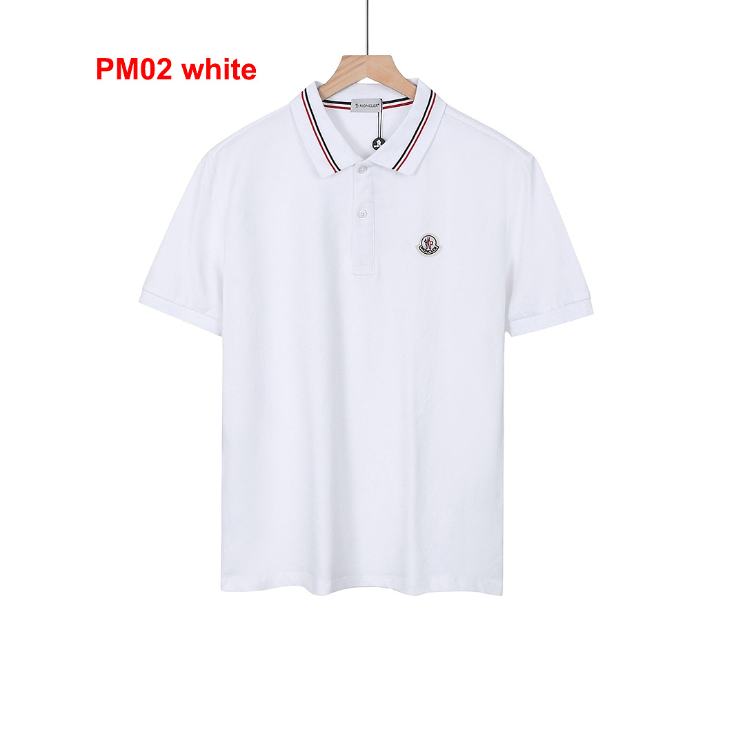 Moncler Tricolor-Trimmed Cotton Piquet Polo Shirt · A3237 — תמונה 8