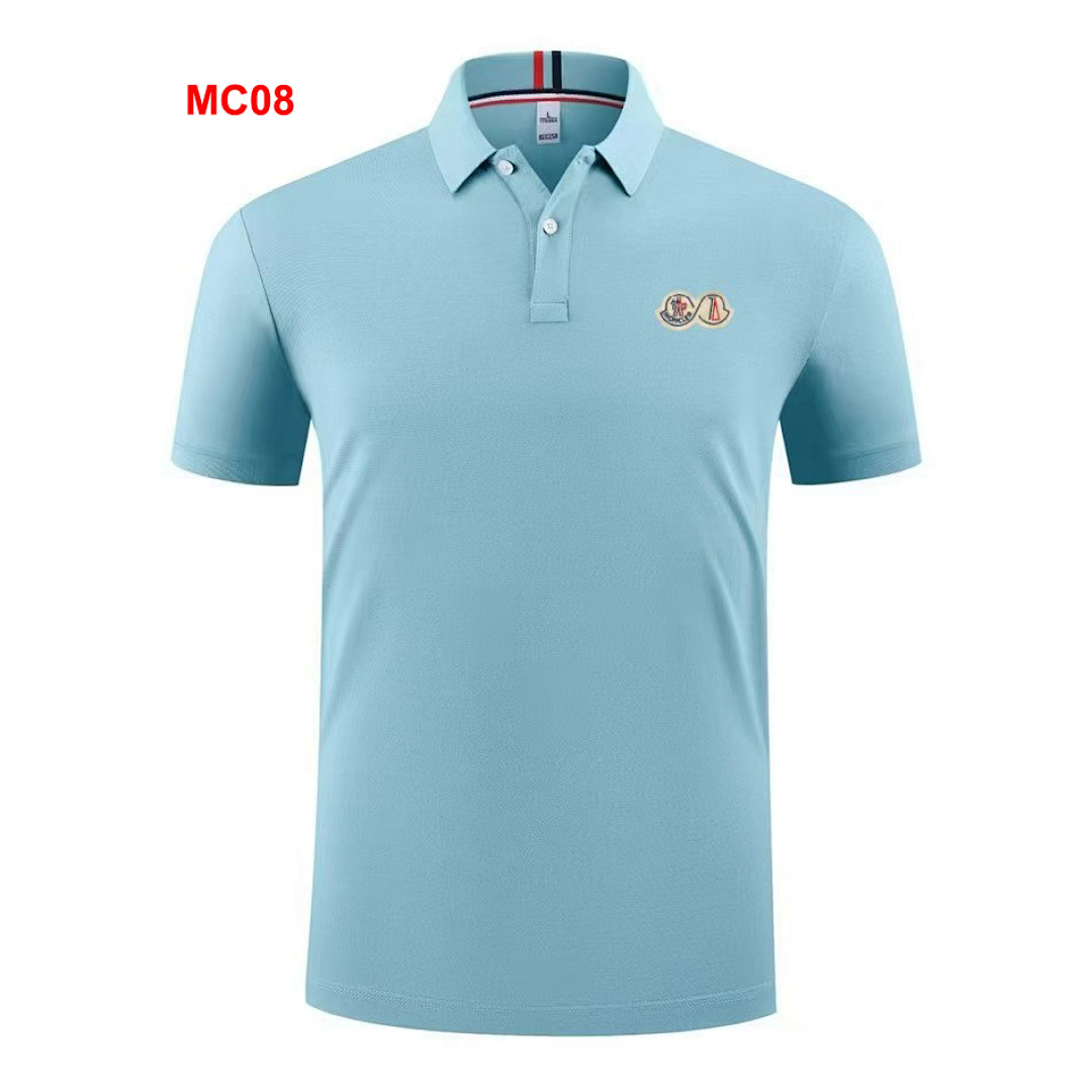 Moncler Logo Patch Cotton Polo Shirt · A2474 — תמונה 3