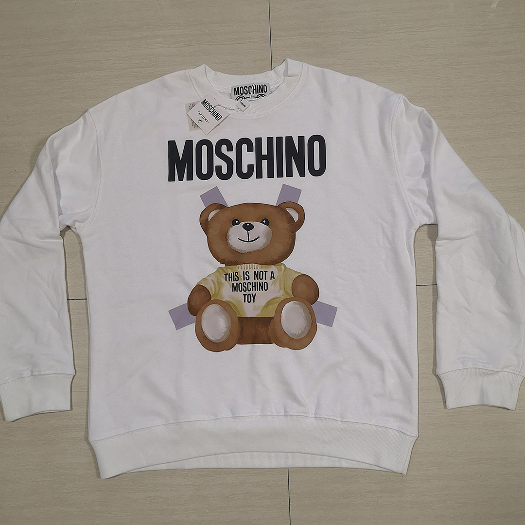 Moschino Teddy Bear Cotton Sweatshirt · A2157