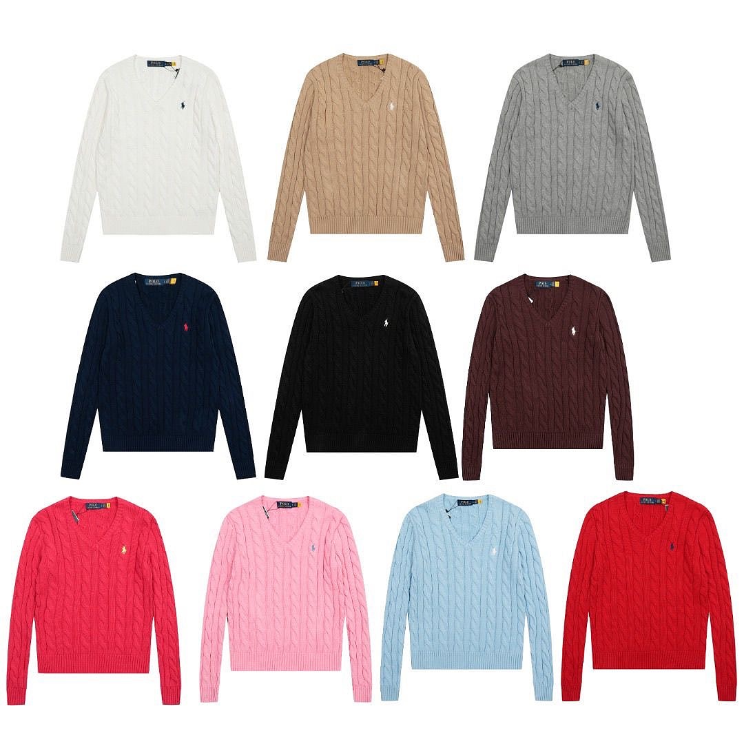 Polo Ralph Lauren Cable-Knit V-Neck Sweater · 6329 — תמונה 4