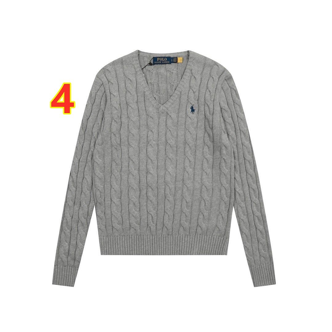 Polo Ralph Lauren Cable-Knit V-Neck Sweater · 6329 — תמונה 5