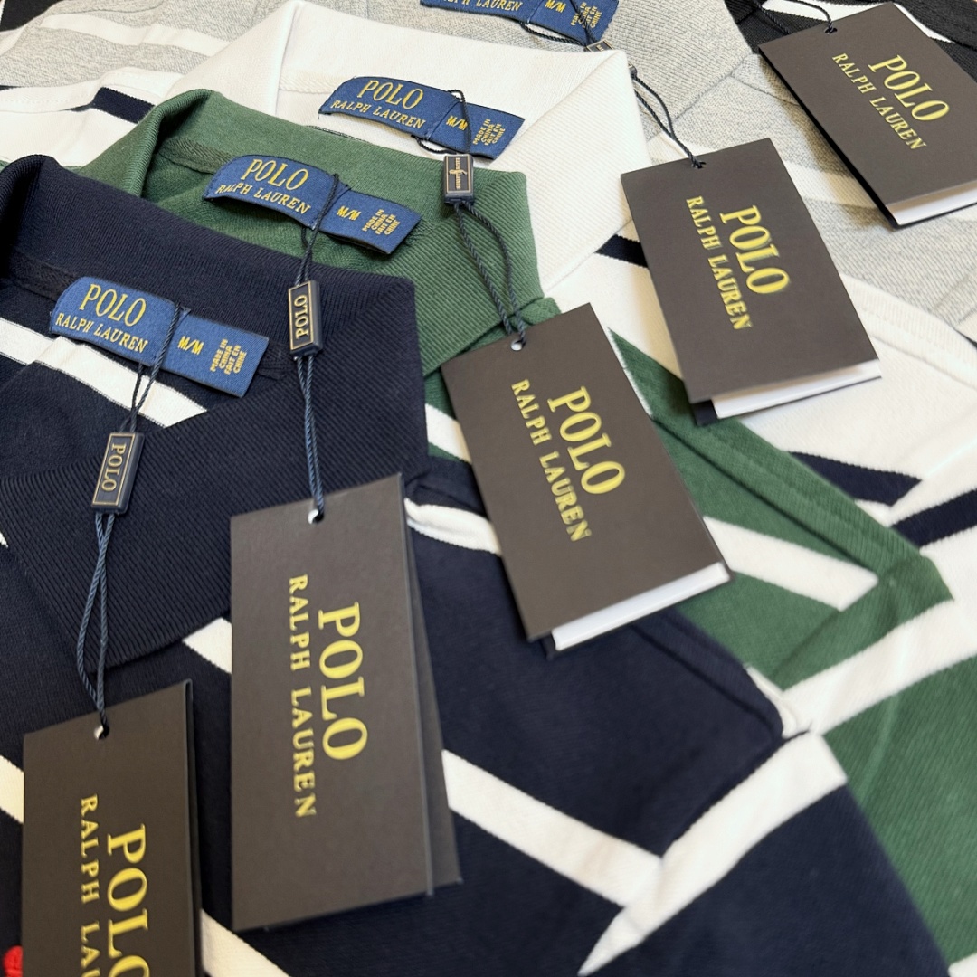 Ralph Lauren Classic Fit Striped Mesh Polo · 5348 — תמונה 6