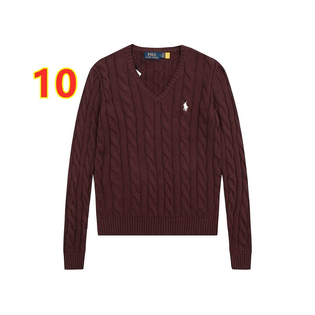 Polo Ralph Lauren Cable-Knit V-Neck Sweater · 6329 — תמונה 11