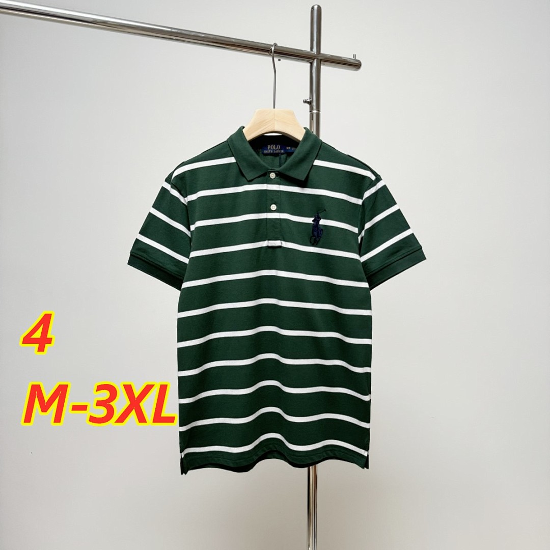 Ralph Lauren Classic Fit Striped Mesh Polo · 5348 — תמונה 9