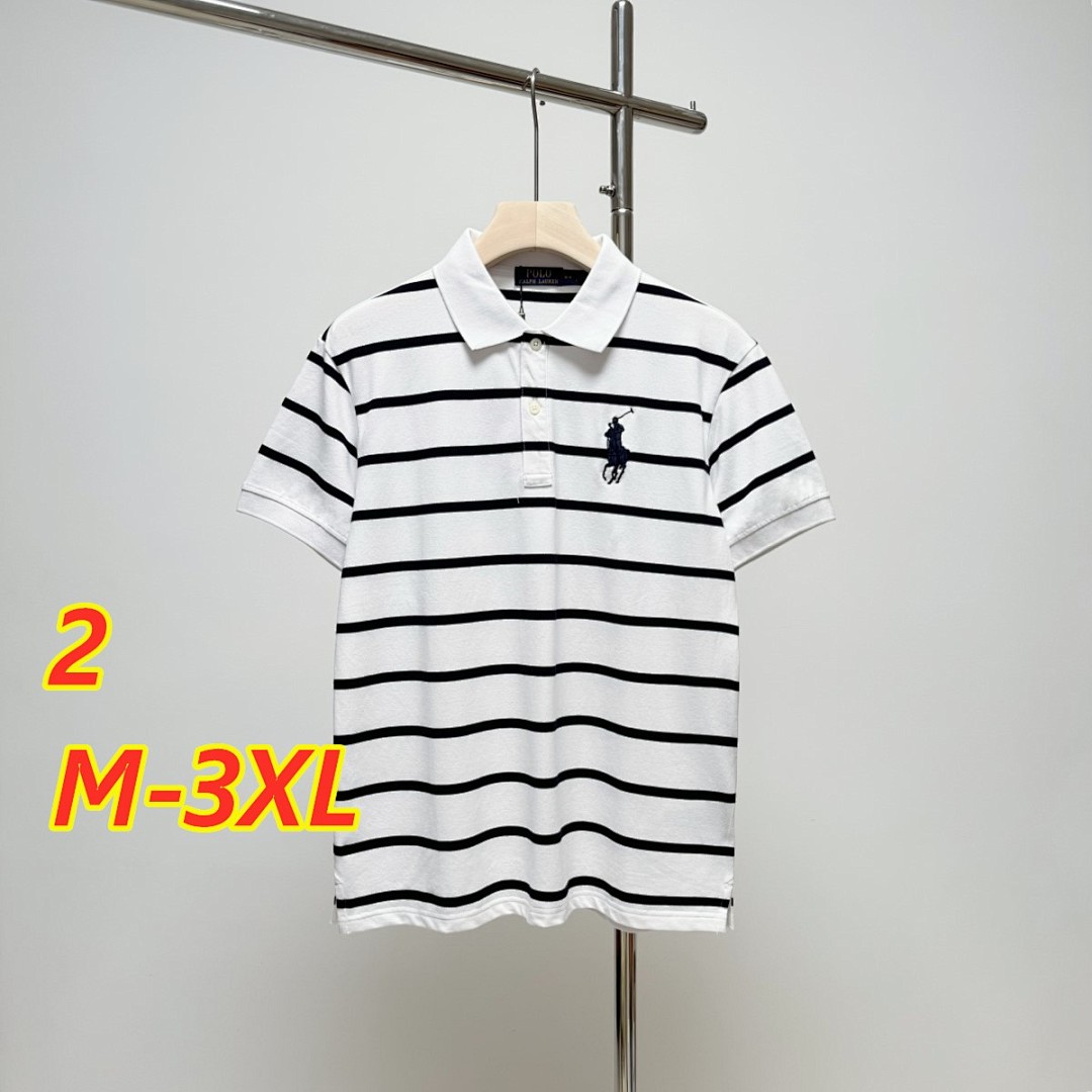 Ralph Lauren Classic Fit Striped Mesh Polo · 5348 — תמונה 11