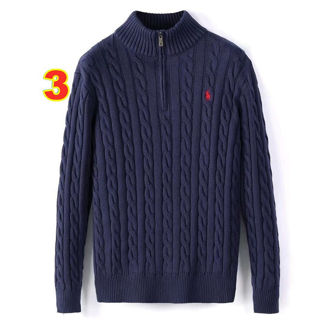 Polo Ralph Lauren Cable-Knit Cotton Quarter-Zip Sweater · 6135 — תמונה 8