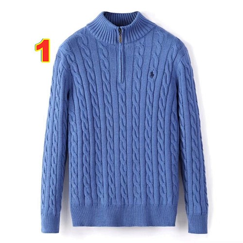 Polo Ralph Lauren Cable-Knit Cotton Quarter-Zip Sweater · 6135