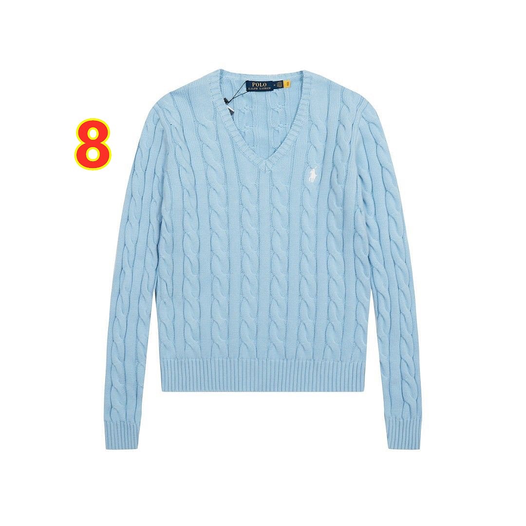 Polo Ralph Lauren Cable-Knit V-Neck Sweater · 6329 — תמונה 9