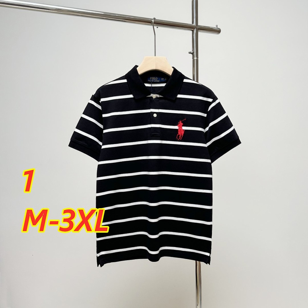 Ralph Lauren Classic Fit Striped Mesh Polo · 5348 — תמונה 12