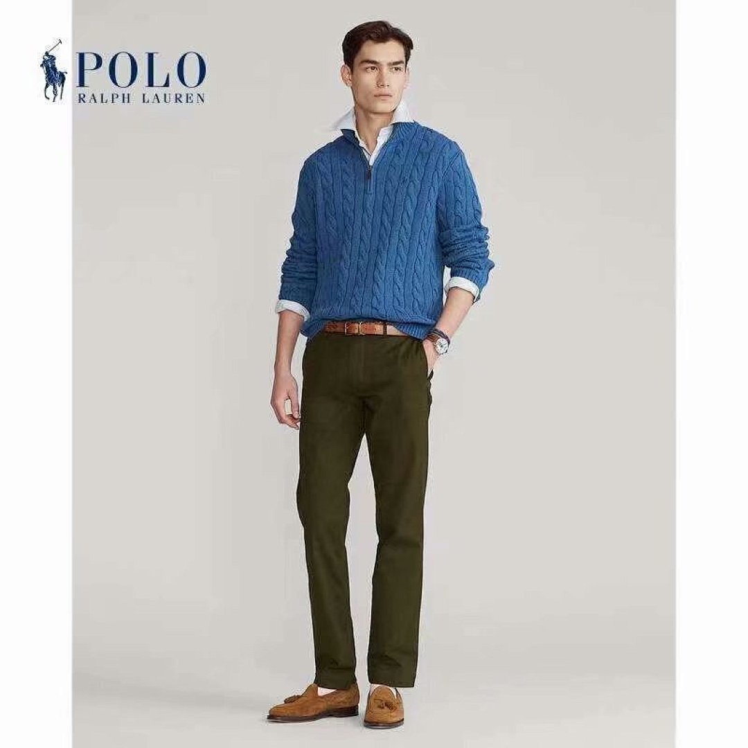Polo Ralph Lauren Cable-Knit Cotton Quarter-Zip Sweater · 6135 — תמונה 4
