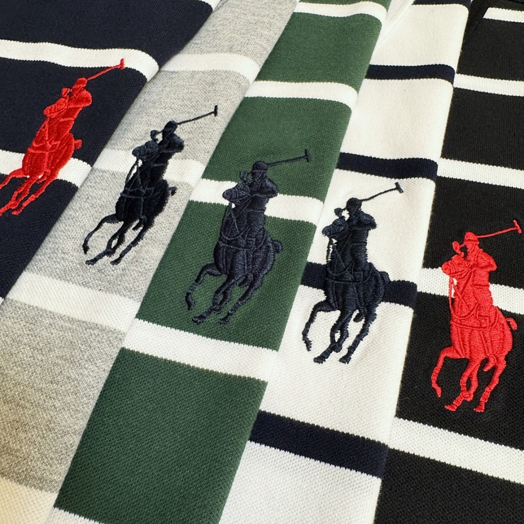 Ralph Lauren Classic Fit Striped Mesh Polo · 5348 — תמונה 5